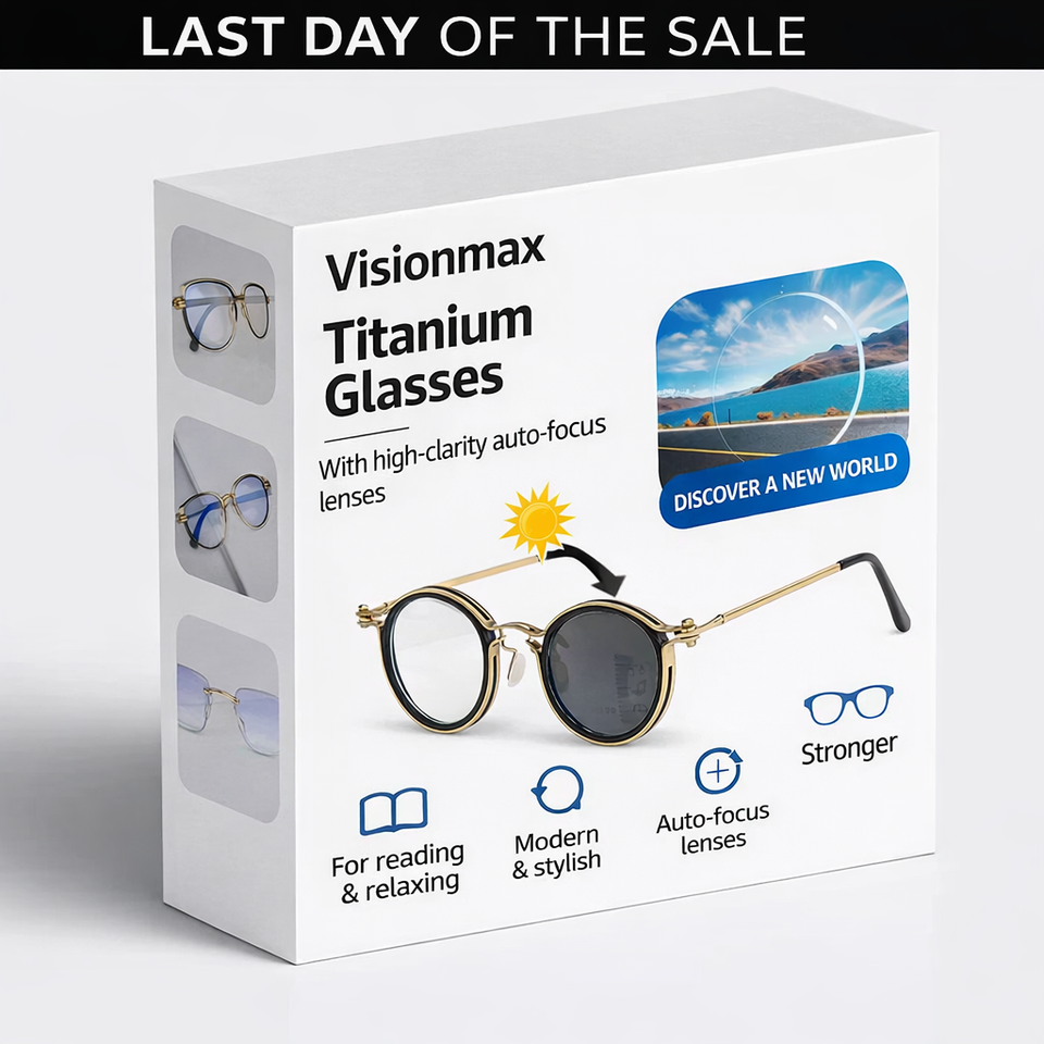 Ultralight Multifocal Photochromic Progressive Reading Glasses with Blue Light Filter